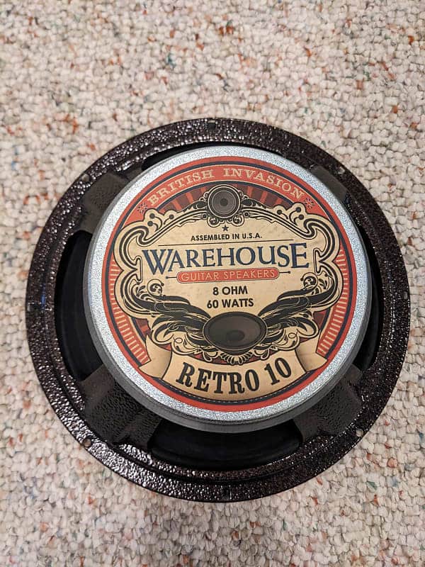 Warehouse Guitar Speakers WGS Retro 10 Speaker, 60 watts, 8 ohms image 1