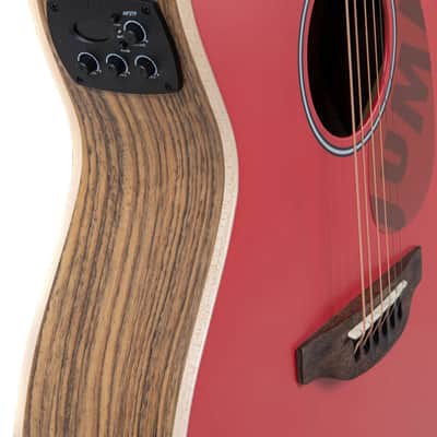 Ovation Applause Jump OM Cutway Electric - Lipstick (AEO-69-R) image 16