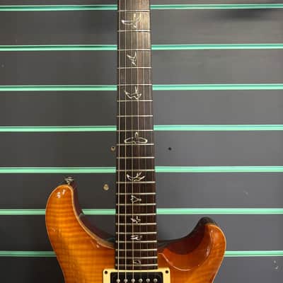 PRS Custom 24 10 Top Amber USA 2009 Electric Guitar image 7