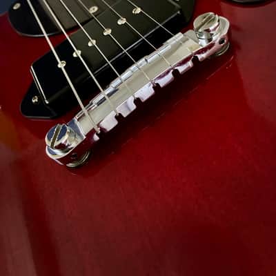 Greco EJR59 DC Les Paul Jr Double Cutway Cherry Red 1980s MIJ Japan vintage image 19