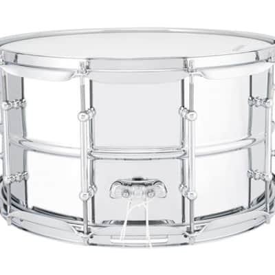 Ludwig Supralite LU0814SL 8x14" Steel Snare Drum image 3
