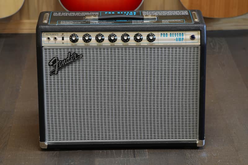Fender '68 Custom Pro Reverb 40-Watt 1x12" Guitar Combo 2021 - Present - Black image 1