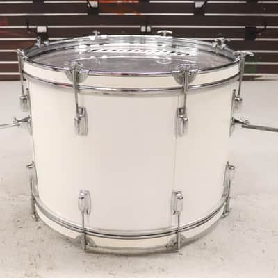 Ludwig USA Rocker 14x22" Bass Kick Drum White Cortex Vintage 1980's image 10