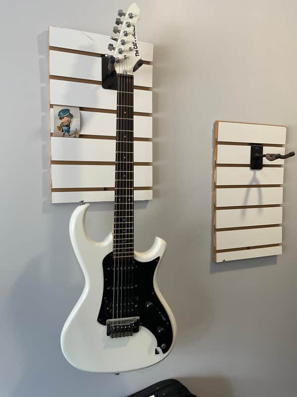 Aria Pro II The Cat 1980’s - White Guitar image 1