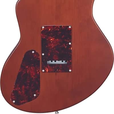 D'Angelico Deluxe Bedford SH Semi-hollowbody Electric Guitar - Matte Walnut image 2