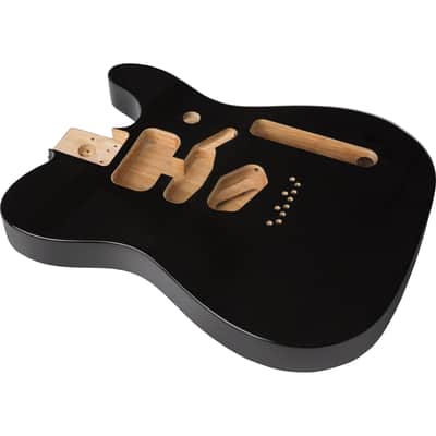 Fender Deluxe Series Telecaster SSH Alder Body Modern Bridge Mount - Black image 3