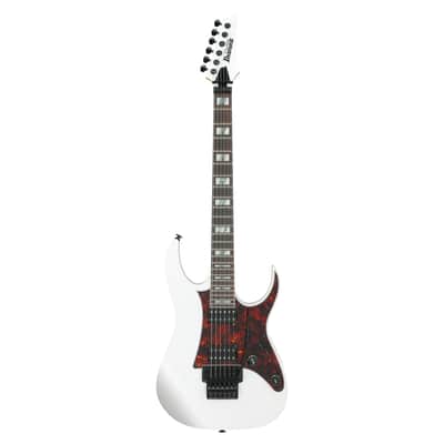 Used Ibanez RG653DX RG Prestige Electric Guitar w/Case - White Flat image 2