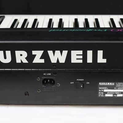 Vintage 1989 Kurzweil K1200 Professional Keyboard w/ Footswitch & Gig Bag #28810 image 7