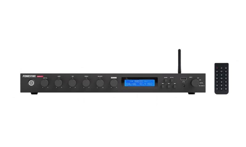 MIXER FONESTAR MIXPLAY-1 con Lettore/registratore/bluetooth/usb/sd/mp3 e radio fm image 1