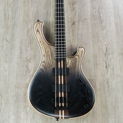 Mayones Viking Classic 4 4-String Bass, Dirty Black Horizon, Ebony Fretboard image 3