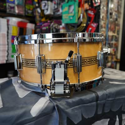-TAMA/JAPAN 50th Limited Superstar Mastercraft Artwood Re-Issue 6.5 x 14" Artwood Pure Birch Snare Drum image 3