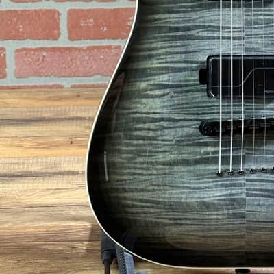 ESP LTD MH-1000NT Deluxe Electric Guitar - Charcoal Burst image 4