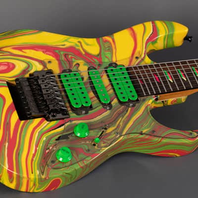 Ibanez UV77MC Universe Multicolour Swirl 1991 image 7