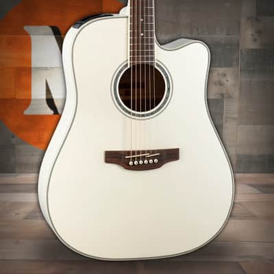 Takamine GD37CE - Gloss Pearl White (TAKGD37CEPW) image 1