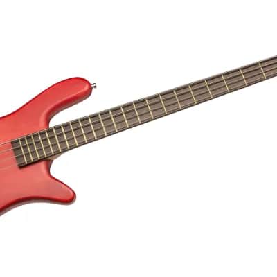 Warwick RockBass Streamer Standard, 4-String - Burgundy Red Transparent Satin image 2