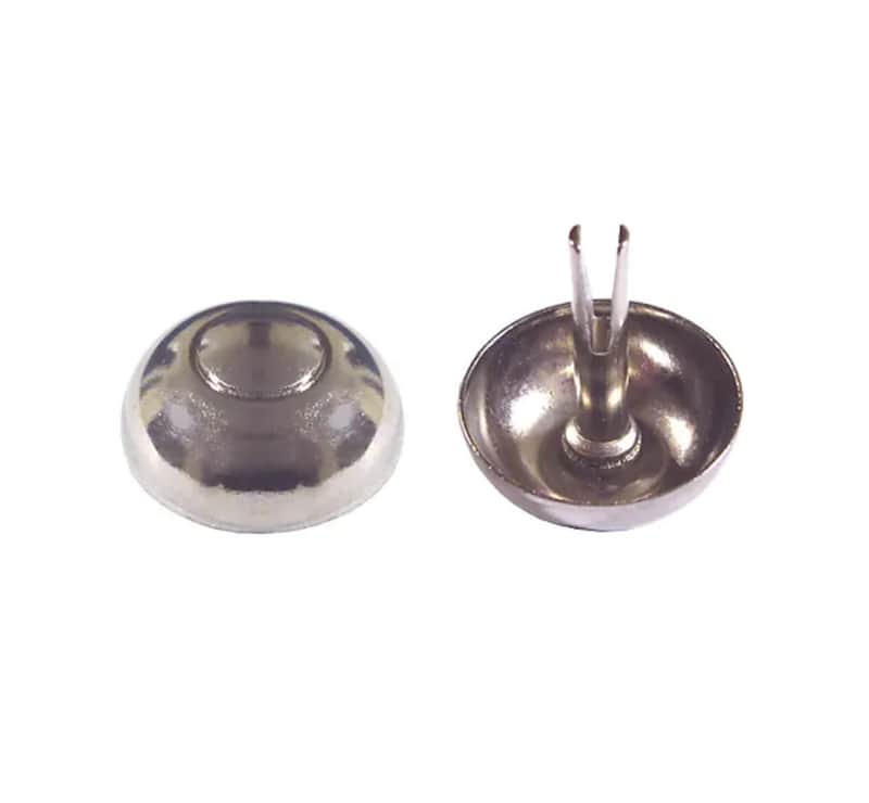 Two Chrome Plated Steel Glides for Vox Jaguar, Continental and Super Continental Organs image 1