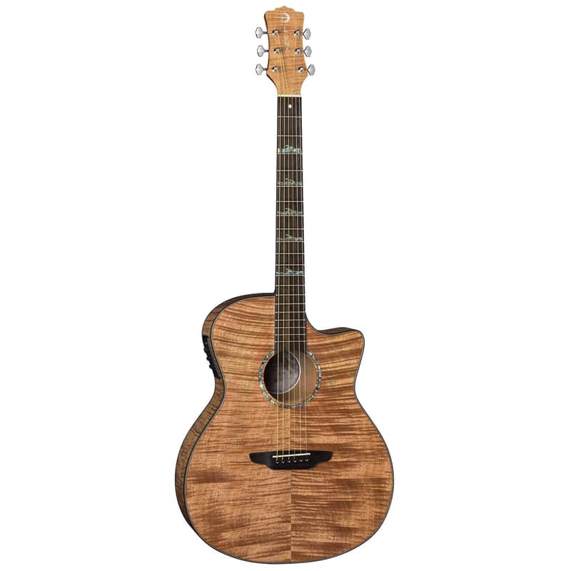 Luna High Tide Series Exotic Mahogany Grand Concert image 1