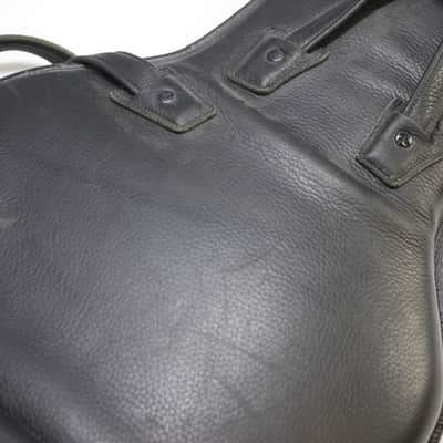 Levy's Standard Leather Bass Gigbag - Black **Alembic Patch** image 10