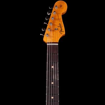 Fender Custom Shop 1961 Stratocaster Heavy Relic Rosewood Board Aged Olympic White R120236 image 7