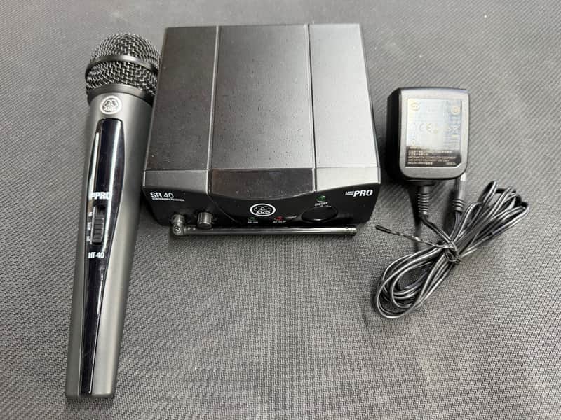 AKG Mini Pro SR40 HT 40 Vocal Set Wireless Microphone System - Band C 2010s - Black SR image 1
