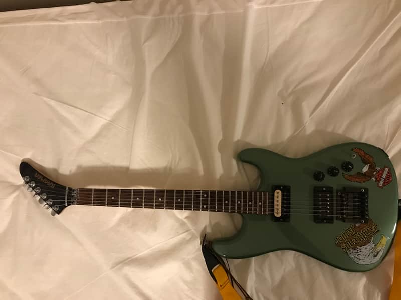 Kramer Strat style 1979 Green image 1