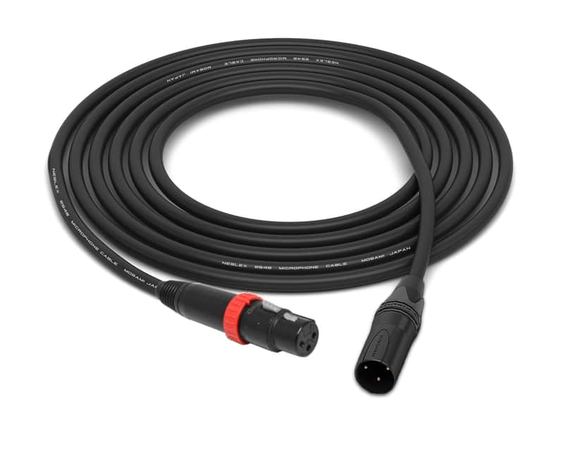 XLR-Female with On-Off Switch to XLR-Male Cable | Made from Mogami 2534 & Neutrik Gold Connectors | 45 Feet image 1