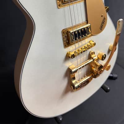 Gretsch G5237TG Electromatic Jet FT Electric Guitar Champagne White w/ Bigsby image 5