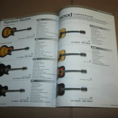very lightly handed, near A+ genuine Ibanez 2013 Full Line Catalog (114 total pages) + a one page Amendments sheet (states "For Authorized Dealers Only") Color Pictures and B & W Text, Thin Quality Paper, Semi-Gloss Sheen, CATALOG - L: 11" x W: 8 & 1/4" image 18