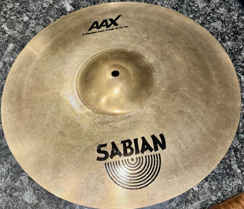 Sabian 16" AAX X-Plosion Crash Cymbal 2005 - 2018 - Natural image 1