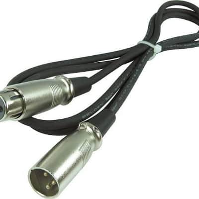 Hosa AES-005 AES-EBU Cable XLR (M) to XLR (F) 110 OHM, 5FT image 1
