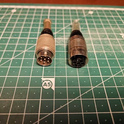 1950s Original Pair of Connectors for Neumann KM56 Tube Microphones image 2