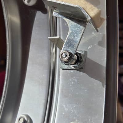 67 Ludwig  Acrolite No. 404-grey matte finish and chrome image 16