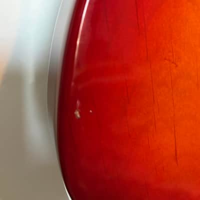 1995–96 Fender Japan TL-90D Foto Flame Deluxe Telecaster — Transparent Cherry — FujiGen MIJ image 9