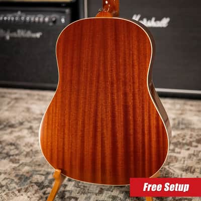 Epiphone Masterbilt Texan FT79 Acoustic Guitar with Fishman Pick-up - Natural with Hardshell Case - Used image 2