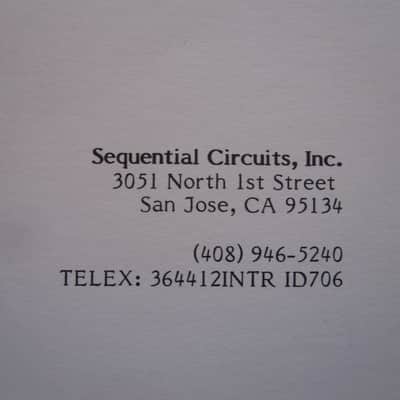 1981 owners manual Sequential Circuits Pro One synthesizer guide brochure image 4