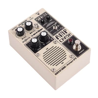 Death By Audio Amp Crash 3W Micro-Amp & Effects Pedal w/Built-In Mic & 2" Speaker image 2