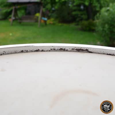 Sonor Teardrop Floortom Floor tom 18" x 16" 3-ply Gold Sparkle Vintage ULTRA RARE image 15