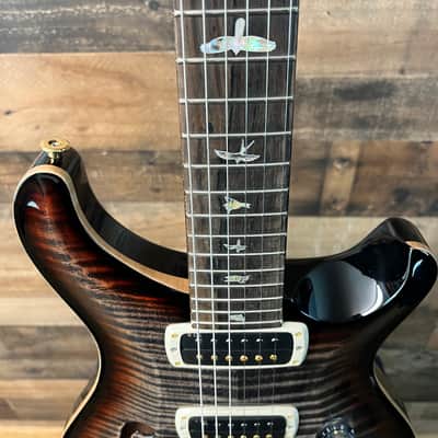SALE! PRS 40th Anniversary Custom 24-08 Semi-Hollow, Charcoal Tri-Color Burst, 10 Top, Free Ship, 065 image 12