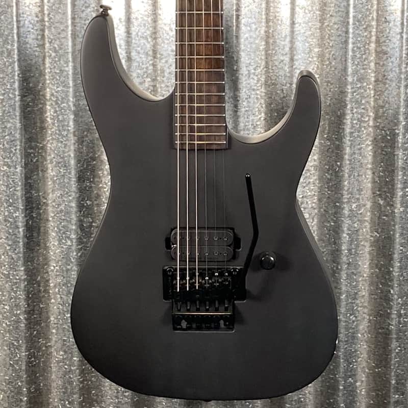 ESP LTD M-BLK Black Metal Black Satin Guitar MBKMBLKS #0865 Used image 1