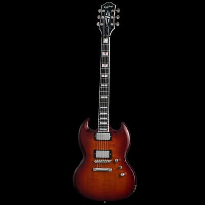 Epiphone SG Prophecy Aged Bengal Tiger Burst with Gig Bag - Demo image 2