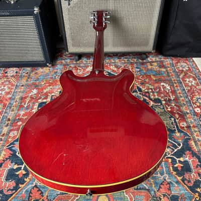 Yamaha SA700 Semi Hollowbody ES335 Type 1981 Persimmon Red image 13