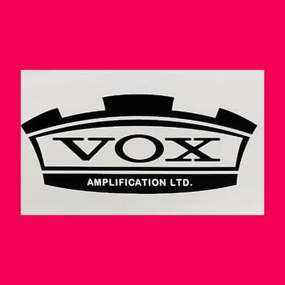 VOX AMPS STICKER (2 PACK) INSANELY RARE LIMITED EDITION GUITAR AMPLIFIER CUSTOM AMPLIFICATION CASE CANDY DECAL FREE SHIPPING! image 2