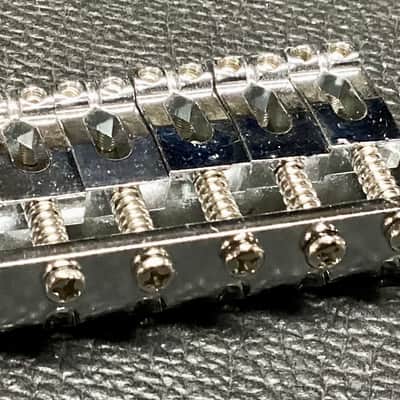 5 String Electric Mandolin Bridge, MORTone BP5 - chrome image 10