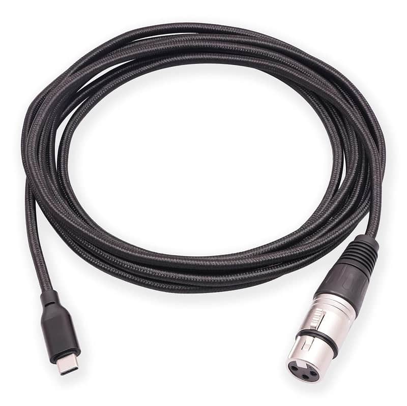 XLR Female to USB C Cable,USB C Microphone Cable 3.3 FT,USB Type-C to XLR Female Cord Connector Adapter Compatible Audio Cord Link Converter Cable USB Type-C Devices For Smartphone or MacBook image 1