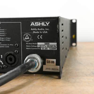 Ashly PE-3800 2-Channel Protea-Enabled 1900W Power Amplifier CG012GA image 7