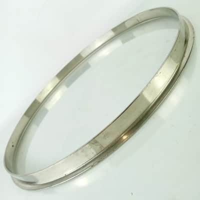 Slingerland 13"Single-Flange Stick-Chopper Nickel-Brass Tom Drum Batter Rim/Hoop image 2