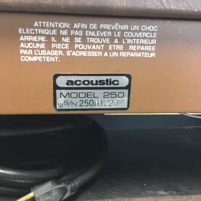 Vintage Acoustic 250 Head image 10