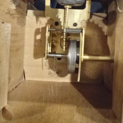 Fully Restored Vintage Seth Thomas Metronome No 10 Mid 1970s Birdseye Golden Maple, Serviced, Solid Brass Trim image 10