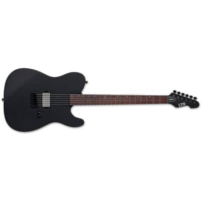 ESP LTD TE-201 BLKS Black Satin Electric Guitar TE201 - BRAND NEW image 1