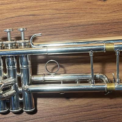 Rare Yamaha 6335HS MKII Bb Trumpet Silver image 1
